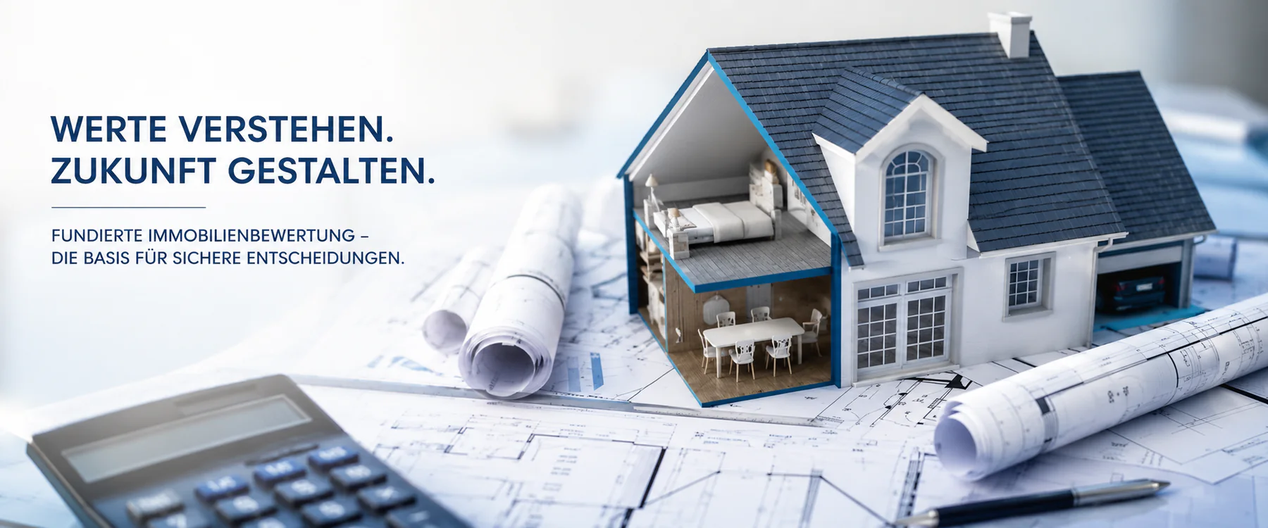 Werte verstehen. Zukunft gestalten. Fundierte Immobilienbewertung – die Basis für sichere Entscheidungen.