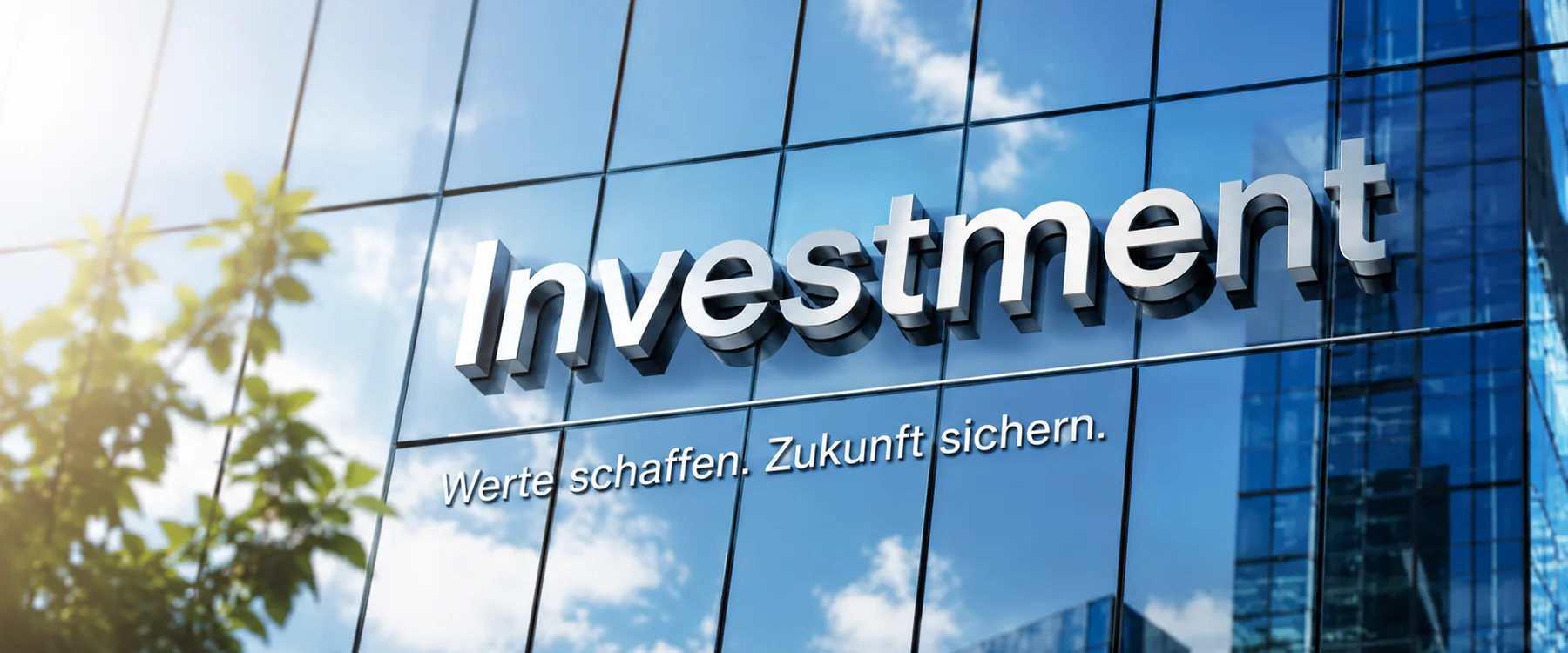 Investment – Werte schaffen. Zukunft sichern.